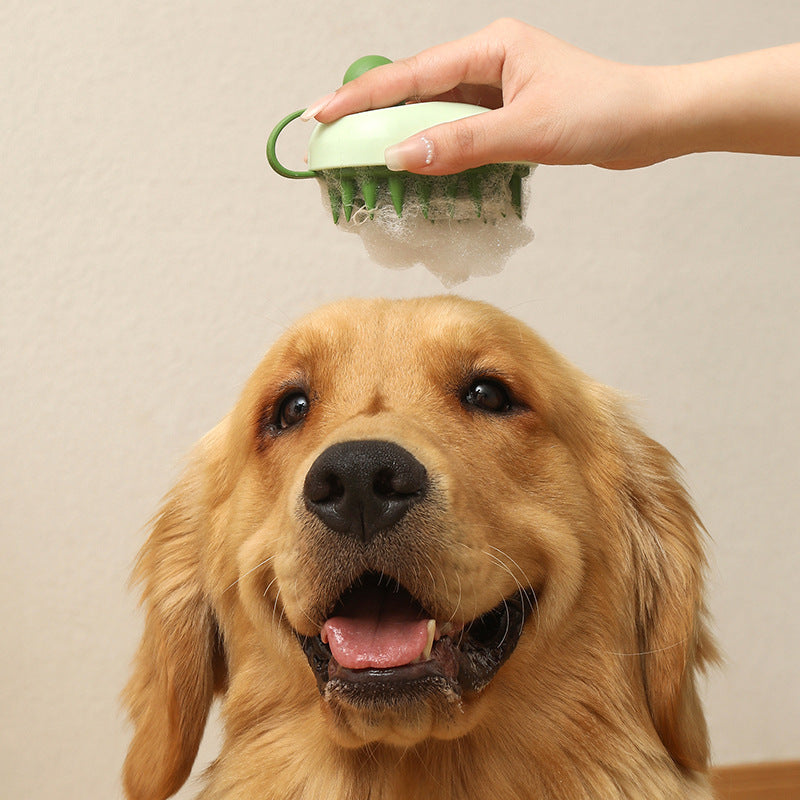 Soft Silicone Pets Hair Remover Comb Handheld Bath Shower Hair Shampoo Massage Brush for Dogs Cats Cleaning Tools Pet Products