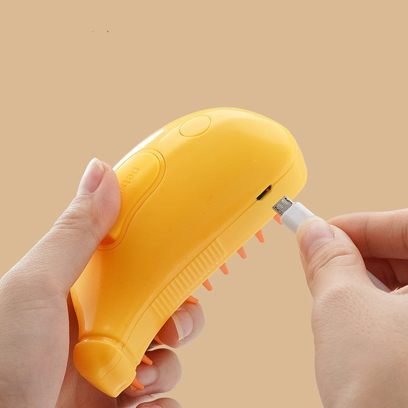 3 in 1 Pet Steam Brush Cat Dog Cleaning Steamy Spray Massage Beauty Comb Hair Removal Grooming Supplies Pets Accessories