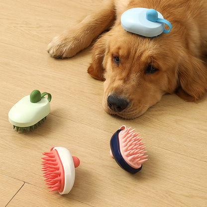 Soft Silicone Pets Hair Remover Comb Handheld Bath Shower Hair Shampoo Massage Brush for Dogs Cats Cleaning Tools Pet Products